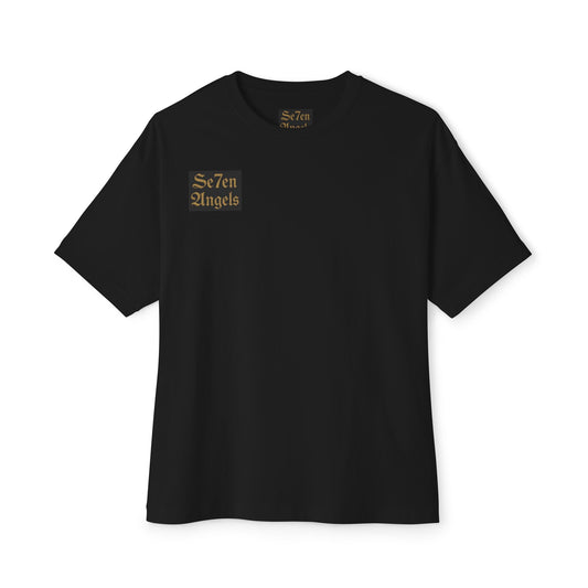 Boxy Tee — 'Se7en Angels' Vintage Angel Graphic T‑Shirt