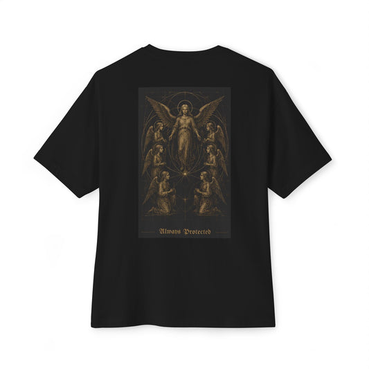 Boxy Tee — 'Se7en Angels' Vintage Angel Graphic T‑Shirt